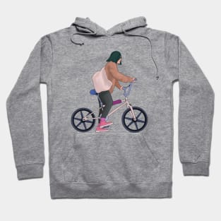 Bicycles and papers 80's Hoodie